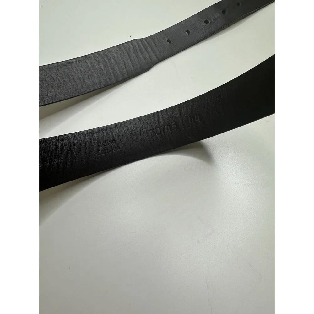 Remo Tulliani Mens Size 44 Genuine Leather Belt Brown Textured Lizard‎